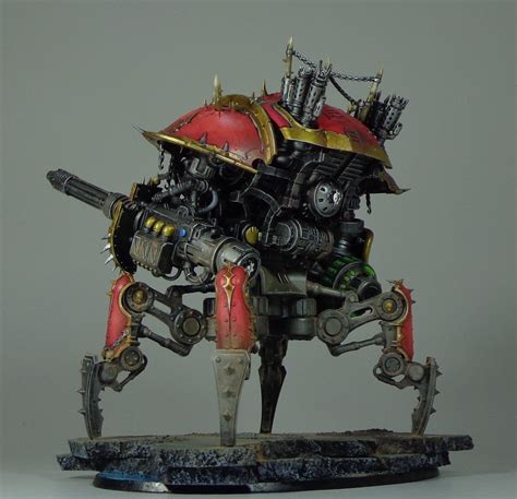 Painting Converted 40k Chaos Knights — Paintedfigs Miniature Painting ...