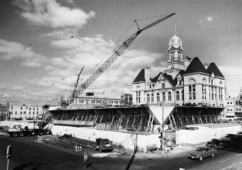 Raw? Sure. Brutal? Maybe. Demolished? Definitely not. Original Will County Courthouse Structural ...