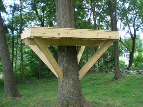 How to build a treehouse platform - Builders Villa