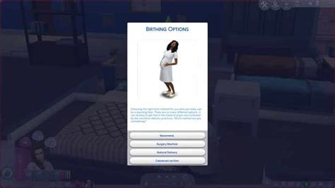 Walkthrough of the Realistic Childbirth Mod for The Sims 4