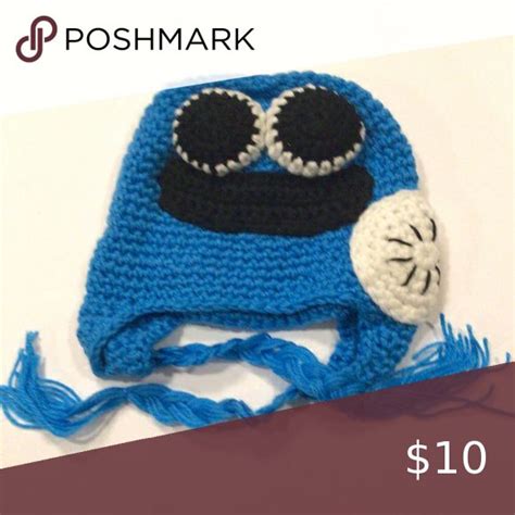 KIDS COOKIE MONSTER WINTER HAT - CAP | Monster cookies, Winter hats ...