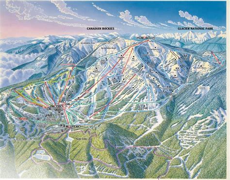 Whitefish Mountain Resort Trail map - Freeride