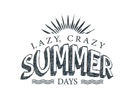 Lazy Summer Word Art | Squijoo.com