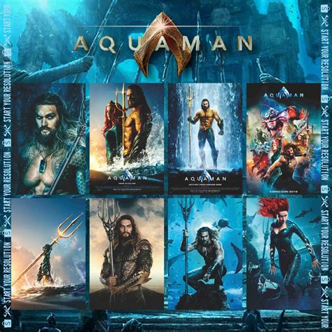 Jual Poster Film DC Comics Aquaman - Jason Momoa / Amber Heard | Bahan Tebal Finishing Doff - PS ...