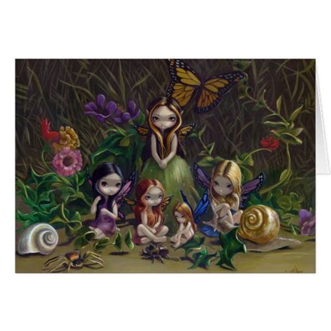 "A Gathering of Faeries" Greeting Card | Zazzle.com