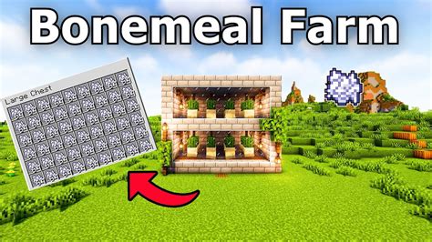 Bone Meal Farm Minecraft Bedrock 1.20