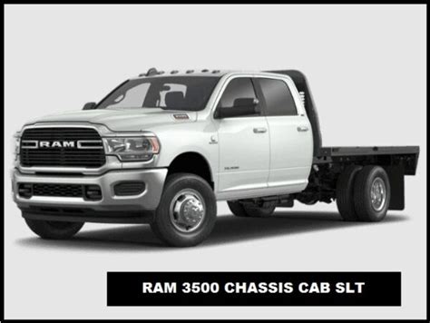 2023 RAM 3500 CHASSIS CAB SLT Specs, Price, Top Speed, Mileage, Review