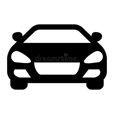 Car Front Icon Vector. Car Front Logo Illustration. Stock Vector - Illustration of logo, design ...