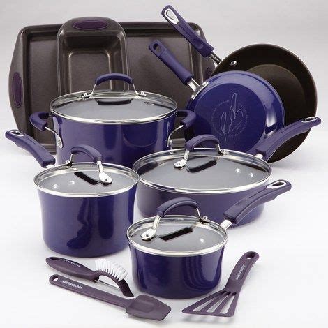 15pc Cookware Set - Purple | Purple kitchen, Cookware set, Kitchen collection