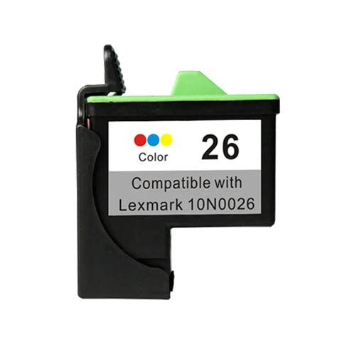 (2pcs/set)For LX26 LX27 Remanufactured ink cartridge use for Lexmark Z13 Z23 Z25 Z33 Z35 Z513 ...