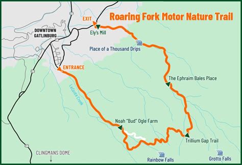 Roaring Fork Motor Trail Map