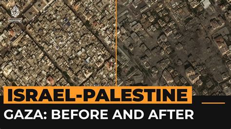 Before and after videos show Gaza destruction | Al Jazeera Newsfeed - YouTube