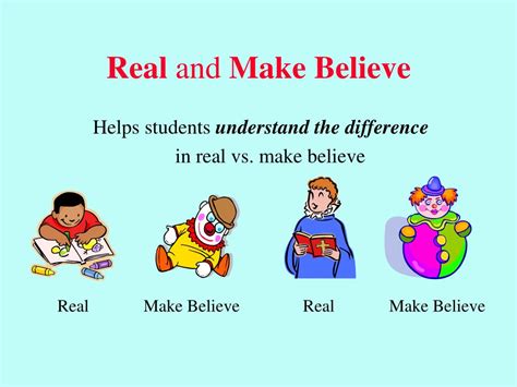 Real Vs Make Believe Worksheets