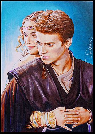 Anakin and Padme - Anakin and Padme Fan Art (33178566) - Fanpop