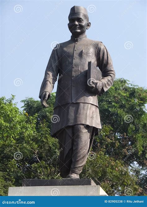 Lal Bahadur Shastri-Statue in Mumbai, Indien Stockfoto - Bild von vertikal, statue: 82905238