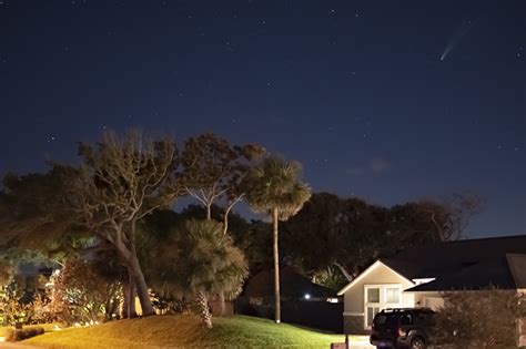 Comet Neowise Over Florida Neighborhood - Sky & Telescope - Sky & Telescope