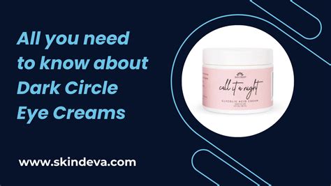 All you need to know about Dark Circle Eye Creams | SKIN DEVA