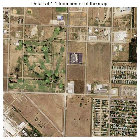 Aerial Photography Map of Hondo, TX Texas