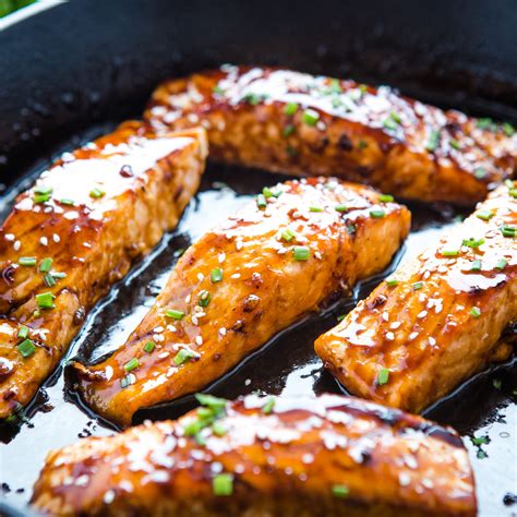 Easy One Pan Maple Glazed Salmon - The Busy Baker