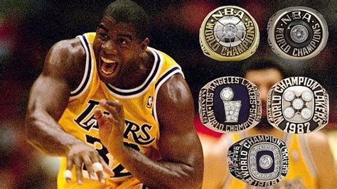 Magic Johnson Rings - How many rings does Magic Johnson have?