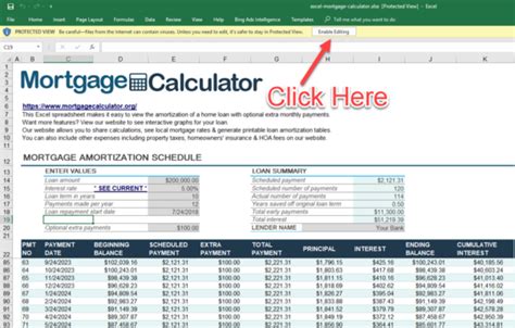 Reverse Mortgage Spreadsheet for Download Microsoft Excel Mortgage ...