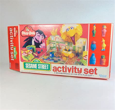 Sesame Street Play-Doh Activity Set by Kenner ca. 1980 | Etsy