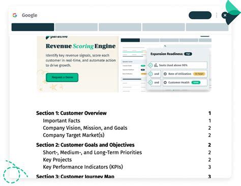 Customer Success Plan Template Excel
