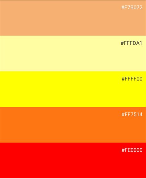 Red Orange Color Scheme