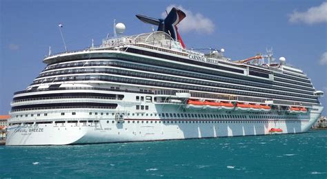 CCL-Carnival Cruise Line's Carnival Breeze arrives at Costa Maya after ...