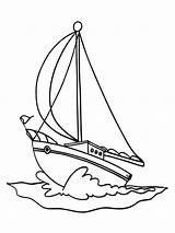 Sailboat Coloring Pages sketch template