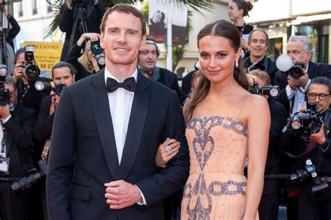 Alicia Vikander and Michael Fassbender Walk Red Carpet at Cannes