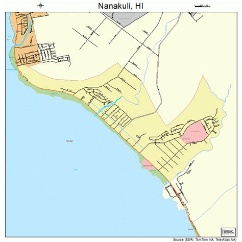 Nanakuli Hawaii Street Map 1553900