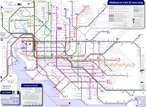 Melbourne Tram Map | World Map 07