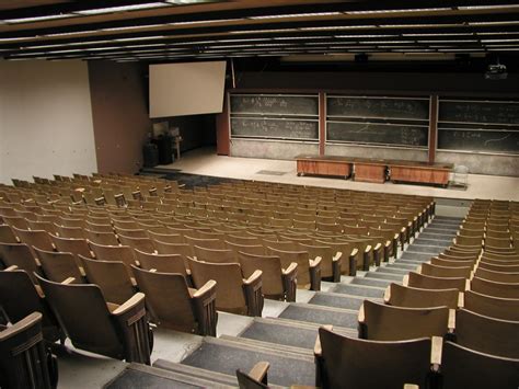 Lecture Lecture | Old school large lecture hall. Those hard … | Flickr