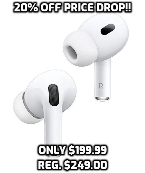 🔥20% Off Price Drop – $199.99 Apple AirPods Pro (2nd Generation) : r ...