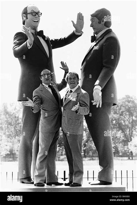 Morecambe and Wise Comedians Eric Morecambe and Ernie Wise Stock Photo ...