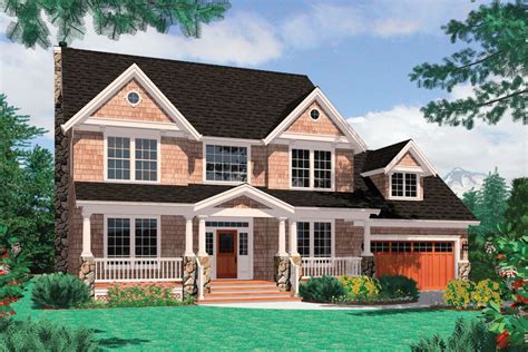 Farmhouse Style House Plan - 4 Beds 2.5 Baths 2500 Sq/Ft Plan #48-105 ...