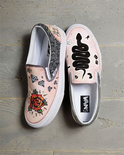 Shoes by 2018 Vans Custom Culture ambassador, Andi Elloway. | Custom ...