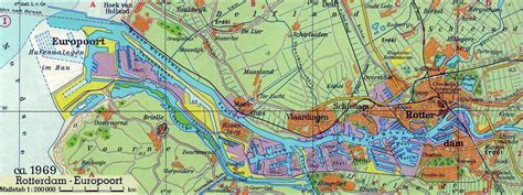 The Port of Rotterdam, 50 years ago : r/MapPorn