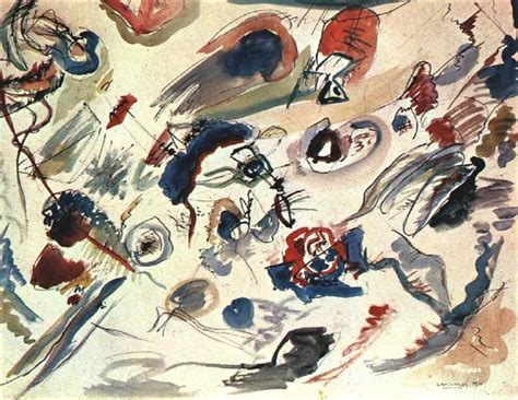 First abstract watercolor, 1910 - Wassily Kandinsky - WikiArt.org