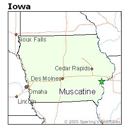 Best Places to Live in Muscatine, Iowa