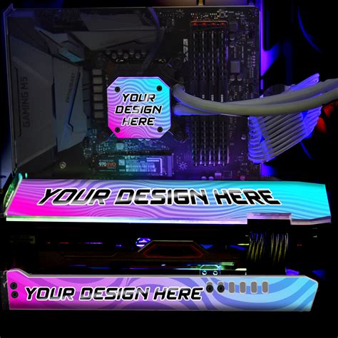 Design Your Own Custom RGB Mod Bundle (GPU Backplate/GPU Support ...