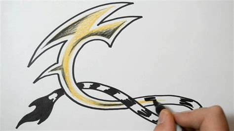 How to Draw Wild Graffiti Letters - C - YouTube