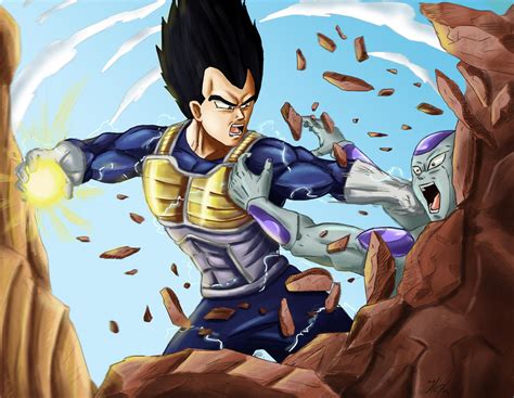 Vegeta vs Frieza by Amenoosa on DeviantArt