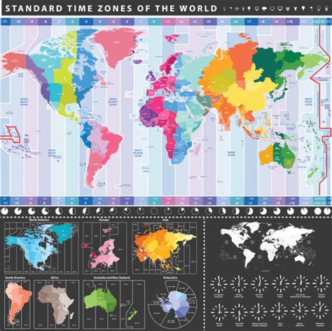 Pacific Centred Time Zone Wall Map Of The World Large X 31 Laminated | ubicaciondepersonas.cdmx ...