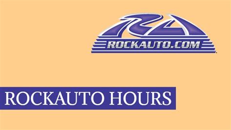 Rockauto Hours: When is Rockauto Customer Service Open?