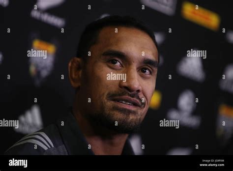 New Zealand's Jerome Kaino during a press conference at the Heritage Hotel, Auckland Stock Photo ...