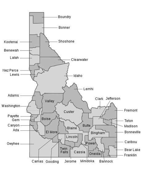 File:Idaho map counties.svg - Wikimedia Commons