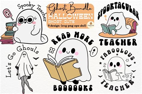 Halloween Ghost Quote Bundle Graphic by TRUTHkeep · Creative Fabrica