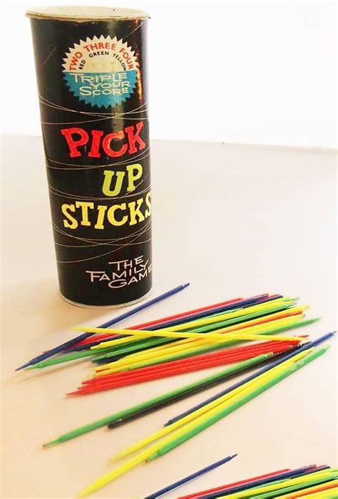 Pick- Up Sticks, a favourite kids game from the 70's. | Pick up sticks, Games for kids ...